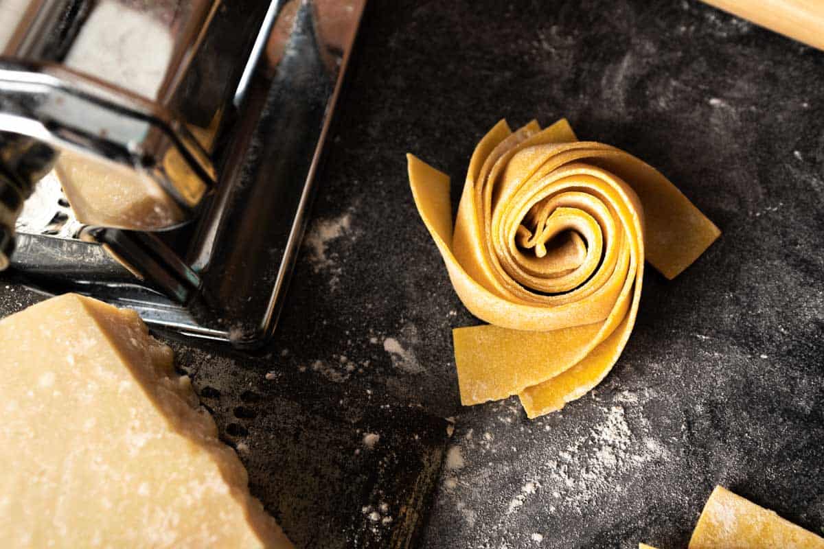 Hand-cut pappardelle recipe