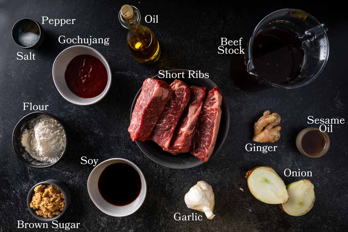 Korean braised clearance short ribs recipe