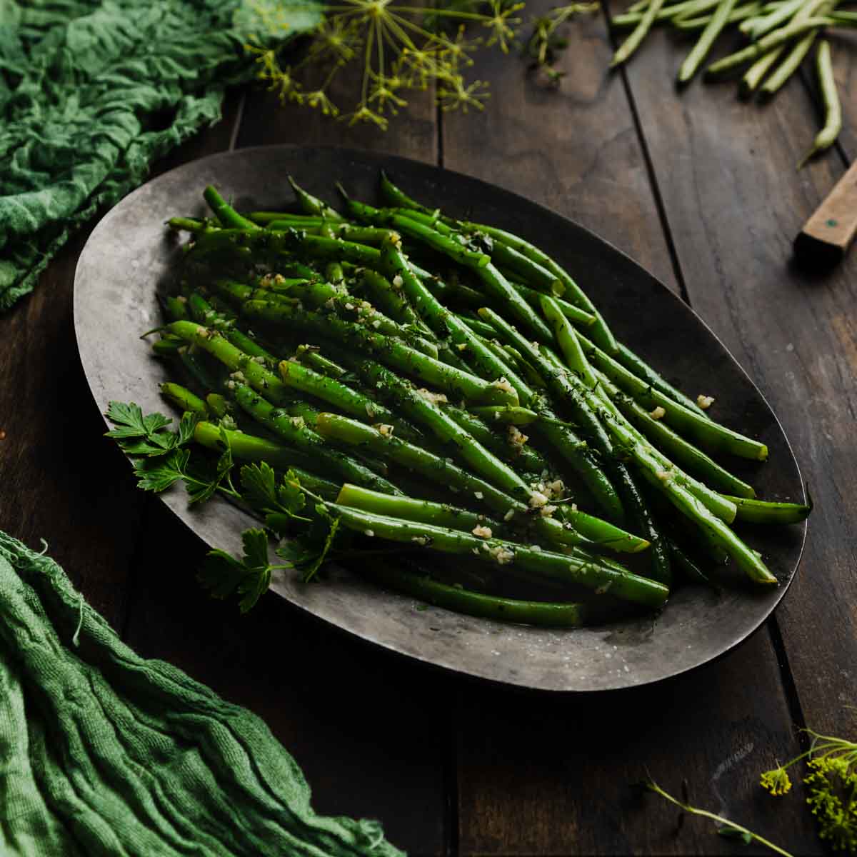 Rosemary & Thyme Green Beans