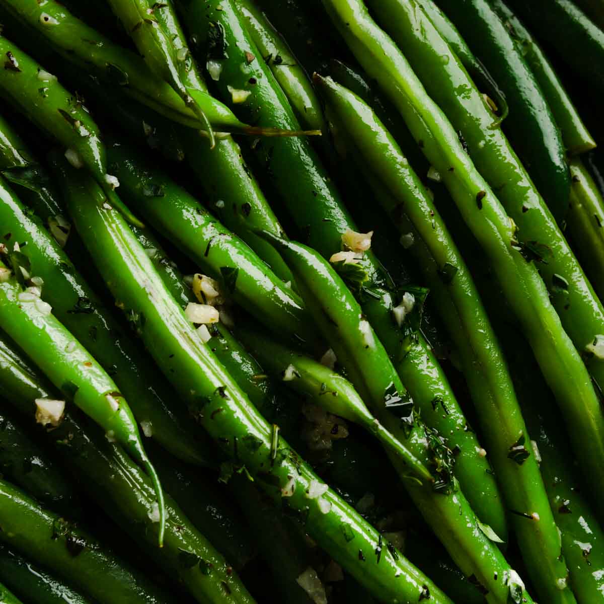 Haricots Verts (Thin French Green Beans) With Herb Butter Recipe