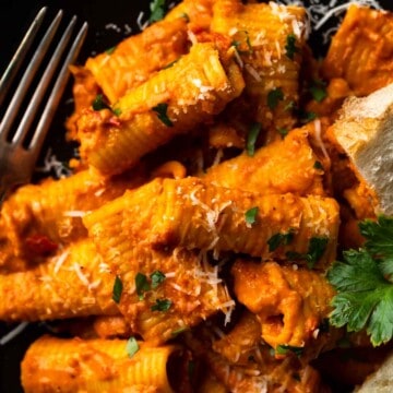 Handmade rigatoni in 'Nduja vodka sauce