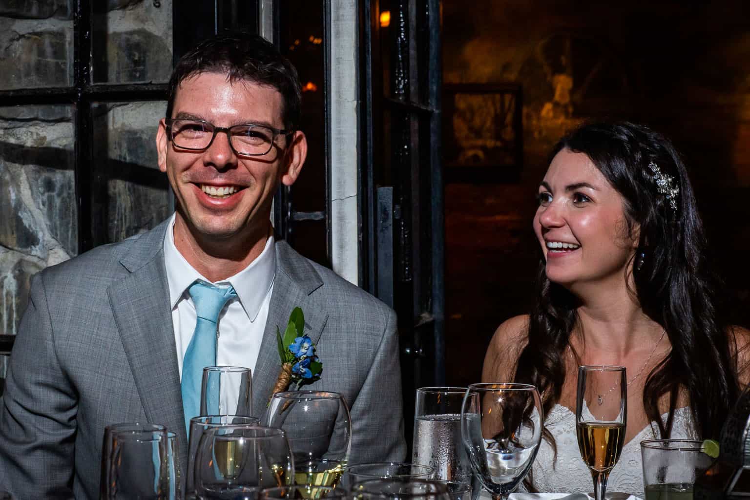 Scott and Taylor Woodworth on their wedding day, circa 2019.