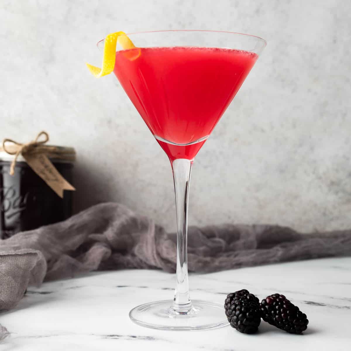 Blackberry Lemon Drop Martini - The Sage Apron