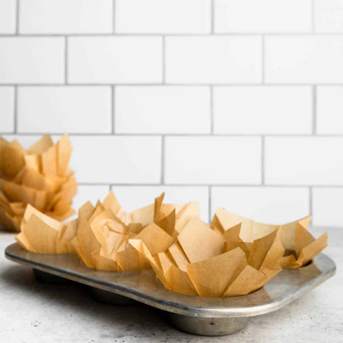 How To Make Muffin Liners out of Parchment Paper