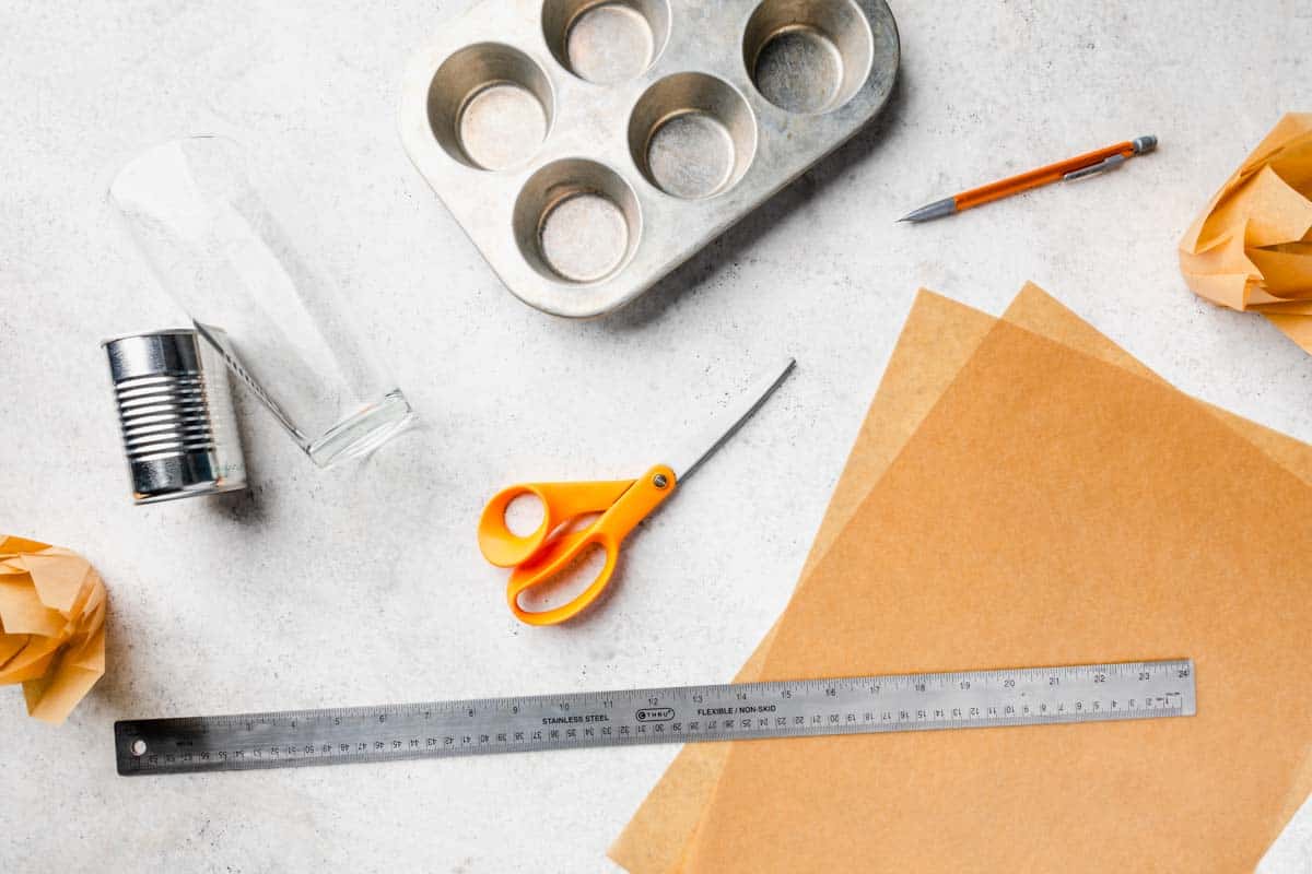 How To Make Muffin Liners out of Parchment Paper