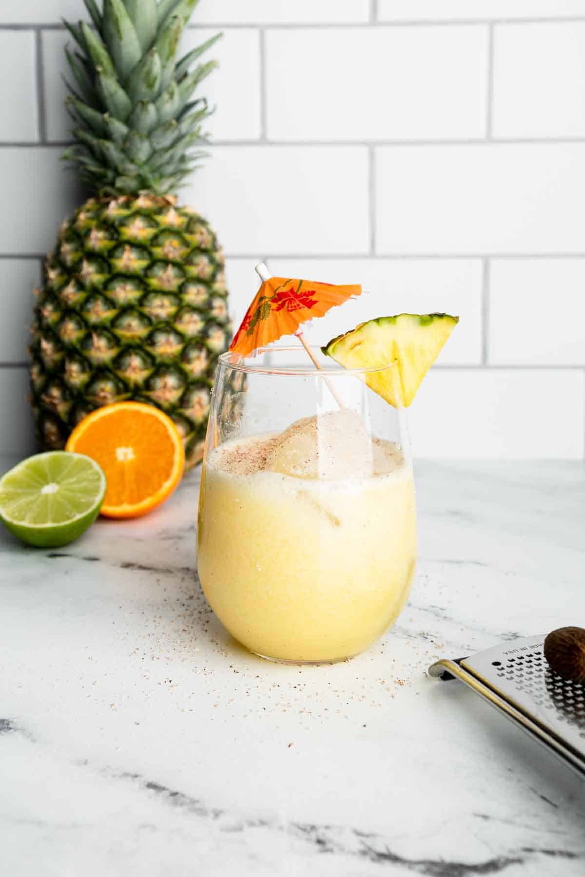 Tropical Pineapple And Coconut Mocktail